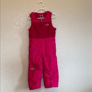 The NortFace toddler snow bibs